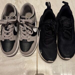 Nike Kids Black and White Sneakers